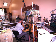 Tom at his PX Jewely Work Bench